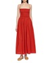 MATTEAU Shirred Bodice Cotton Maxi Dress