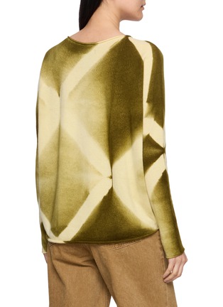 Back View - Click To Enlarge - SUZUSAN - Cross Print Seamless Sweater