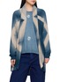 SUZUSAN Cross Print Seamless Upside Down Cape