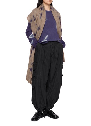 Figure View - Click To Enlarge - SUZUSAN - Music Note Shibori Seamless Sweater