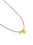 Detail View - Click To Enlarge - SORBET ISLAND - Lemon Charm Adjustable Necklace