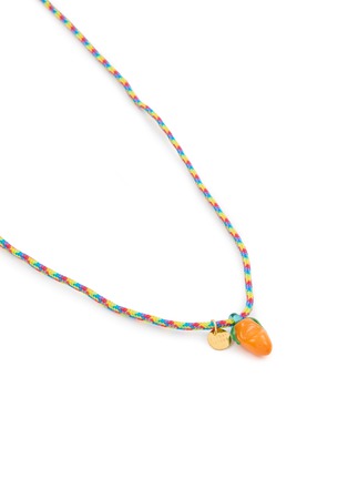 Detail View - Click To Enlarge - SORBET ISLAND - Mango Charm Adjustable Necklace