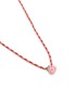 Detail View - Click To Enlarge - SORBET ISLAND - Strawberry Charm Adjustable Necklace