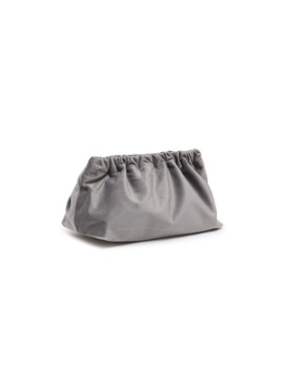 Detail View - Click To Enlarge - SORBET ISLAND - No Bad Days Velvet Clutch Bag