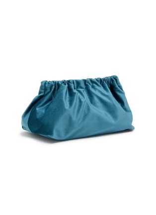 Detail View - Click To Enlarge - SORBET ISLAND - Smile And Love Velvet Clutch Bag