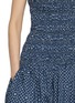  - MATTEAU - Shirred Drop Waist Printed Maxi Dress