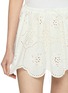  - MATTEAU - Broderie Scalloped Hem Cotton Mini Skirt