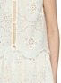  - MATTEAU - Broderie Open Tie Front Cotton Blouse