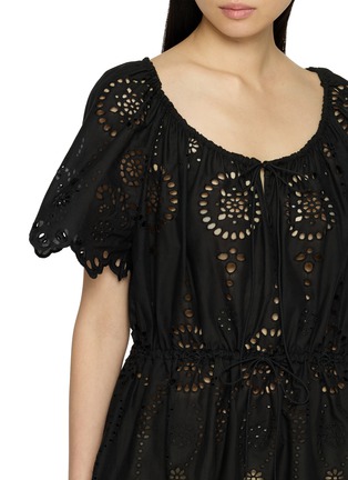  - MATTEAU - Broderie Scalloped Hem Cotton Mini Dress
