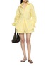 Figure View - Click To Enlarge - MATTEAU - Elasticated Drawstring Waistband Cotton Shorts