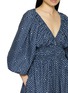  - MATTEAU - Shirred Plunge Cotton Midi Dress