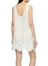 Back View - Click To Enlarge - MATTEAU - Broderie Scalloped Hem Cotton Tank Mini Dress
