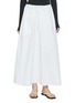 MATTEAU Drawcord Cotton Midi Skirt