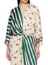  - ME369 - Camila Twisted Mixed Print Midi Dress