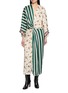 ME369 Camila Twisted Mixed Print Midi Dress