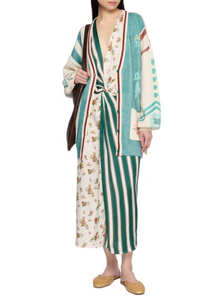 Figure View - Click To Enlarge - ME369 - Liv Sporty Graphic Stripe Cardigan