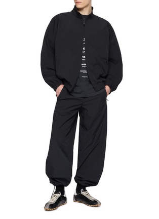 Figure View - Click To Enlarge - ALEXANDERWANG - Perforated Logo Track Pants