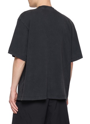 Back View - Click To Enlarge - ALEXANDERWANG - Gradient Logo Cotton T-shirt