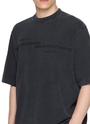  - ALEXANDERWANG - Mirror Logo Cotton T-shirt