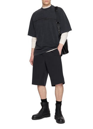 Figure View - Click To Enlarge - ALEXANDERWANG - Mirror Logo Cotton T-shirt