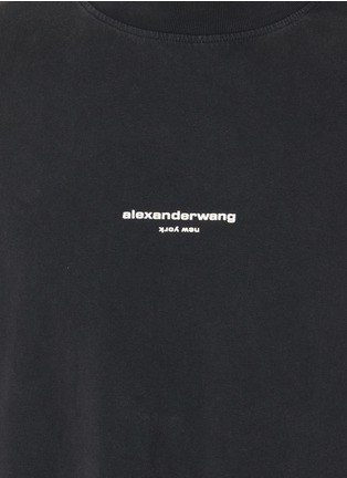  - ALEXANDERWANG - Small Centre Logo Cotton T-Shirt