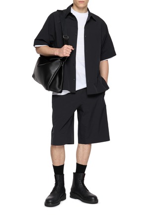Figure View - Click To Enlarge - ALEXANDERWANG - Perforated Logo Track Shorts