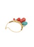 Detail View - Click To Enlarge - UNTITLEDITION - Beaded Vermeil Silver Hoop Earrings