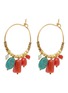 UNTITLEDITION Beaded Vermeil Silver Hoop Earrings