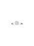 LC COLLECTION JEWELLERY Floral 18K White Gold Diamond Ring — US 7