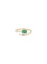 LC COLLECTION JEWELLERY 14K Gold Diamond Emerald Ring — US 7