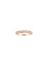 LC COLLECTION JEWELLERY 18K Rose Gold Diamond Ring — US 7