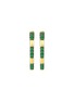 Detail View - Click To Enlarge - LC COLLECTION JEWELLERY - 18K Gold Emerald Hoop Earrings