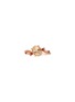 LC COLLECTION JEWELLERY 14K Rose Gold Diamond Garnet Morganite Ring — US 7