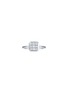 LC COLLECTION JEWELLERY 18K White Gold Princess Cut Diamond Ring — Size US 7