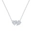 LC COLLECTION JEWELLERY 18K White Gold Diamond Necklace