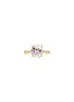 LC COLLECTION JEWELLERY 14K Gold Diamond Amethyst Ring — Size US 7
