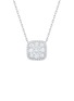 LC COLLECTION JEWELLERY 18K White Gold Diamond Necklace