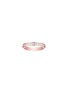 LC COLLECTION JEWELLERY 14K Rose Gold Princess Cut Diamond Ring — Size US 7