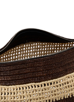 Detail View - Click To Enlarge - LOEWE - Medium Loop Raffia Bucket Bag