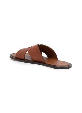  - LOEWE - Stitched Leather Sandals