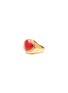WILHELMINA GARCIA Gold Plated Silver Heart Ring