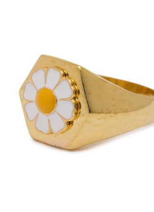Detail View - Click To Enlarge - WILHELMINA GARCIA - Daisy Signet Ring