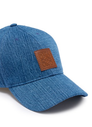 Detail View - Click To Enlarge - LOEWE - Logo Patch Denim Baseball Cap