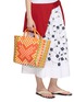 Figure View - Click To Enlarge - FARM RIO - Butterfly Woven Tote Bag