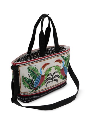 Detail View - Click To Enlarge - FARM RIO - Toucan With Foliage Destiny Shoulder Bag