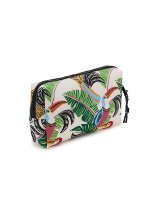 Detail View - Click To Enlarge - FARM RIO - Toucan With Foliage Printed Pouch