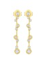 Detail View - Click To Enlarge - LC COLLECTION JEWELLERY - 18K Gold Diamond Drop Earrings