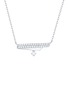 LC COLLECTION JEWELLERY 18K White Gold Diamond Necklace