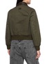 Back View - Click To Enlarge - VALSTAR - Valstarino Padded Cropped Contrast Collar Jacket