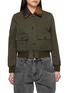VALSTAR Valstarino Padded Cropped Contrast Collar Jacket